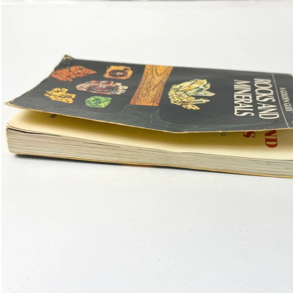 Rocks and Minerals Golden 1957 Vintage Paperback Nature Gemstones Field Guide
